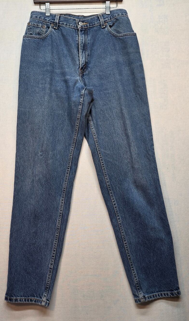 Vintage Levis 550 Jeans Womens Relaxed Fit Tapered Leg USA 12L (0602)